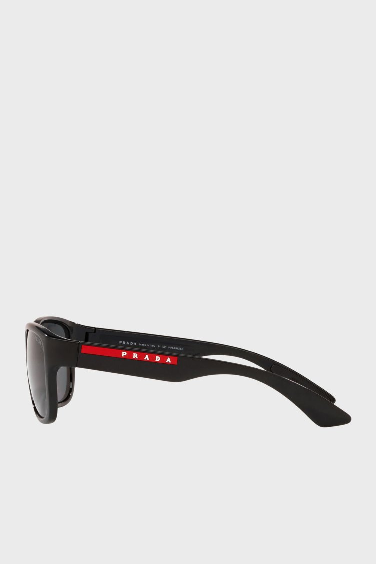 Prada Sport Logolu Güneş Erkek Gözlük 0PS 01US DG05S0 59 Siyah - Prada Sport (1)