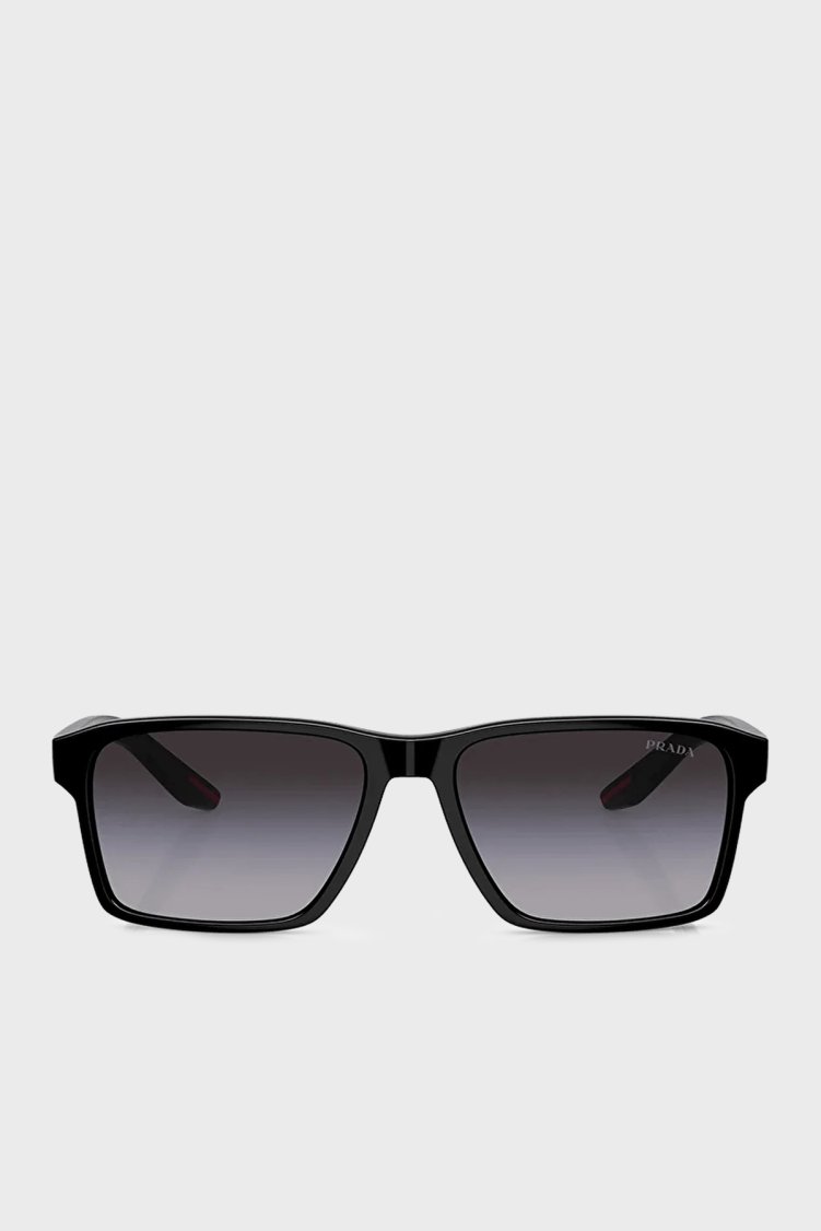 Prada Sport Logolu Güneş Erkek Gözlük 0PS 05YS 1AB09U 58 Siyah - Prada Sport (1)