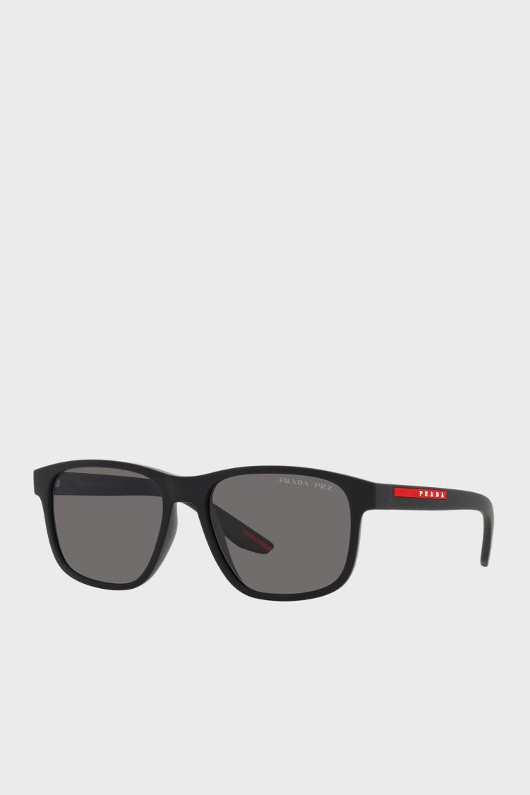 Prada Sport Logolu Güneş Erkek Gözlük 0PS 06YS DG002G 56 KOYU GRİ - Prada Sport