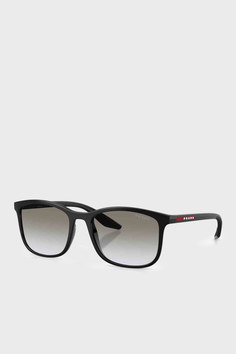 Prada Sport Logolu Güneş Erkek Gözlük 0PS A08S 1AB0A7 56 GRİ - Prada Sport