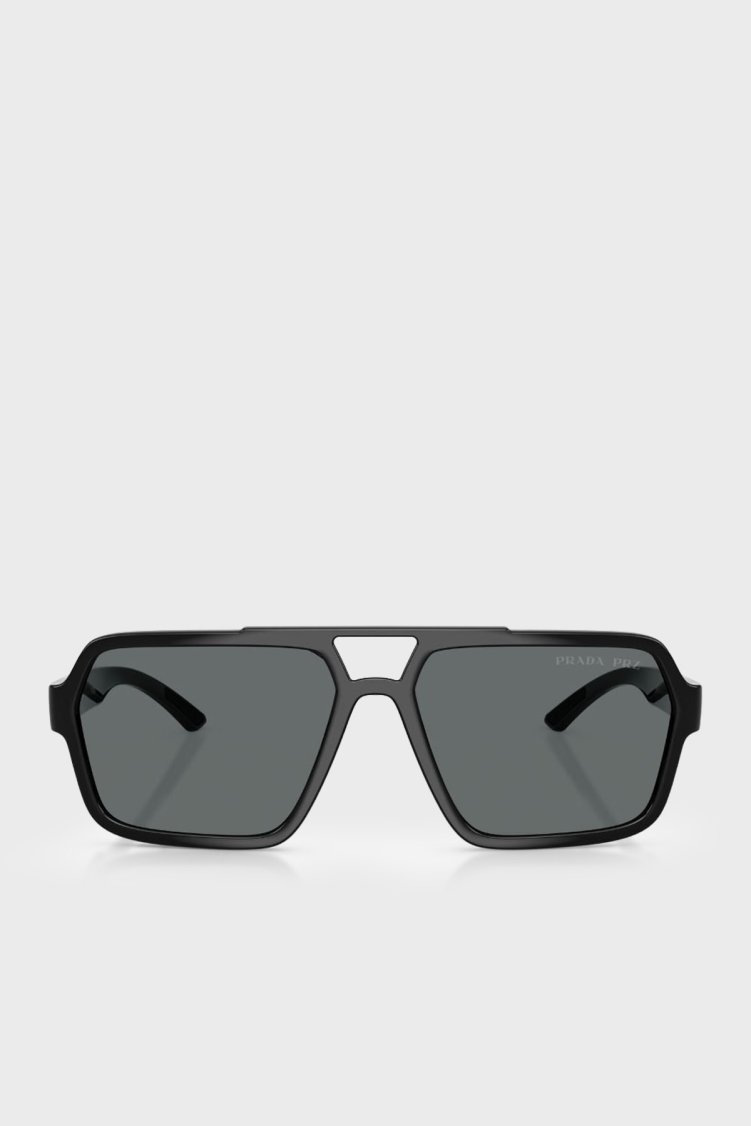 Prada Sport Logolu Güneş Erkek Gözlük 0PSA06S 1AB02G 59 Siyah - Prada Sport