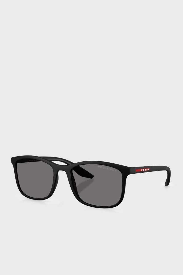 Prada Sport Logolu Güneş Erkek Gözlük 0PSA08S DG002G 56 Siyah - Prada Sport