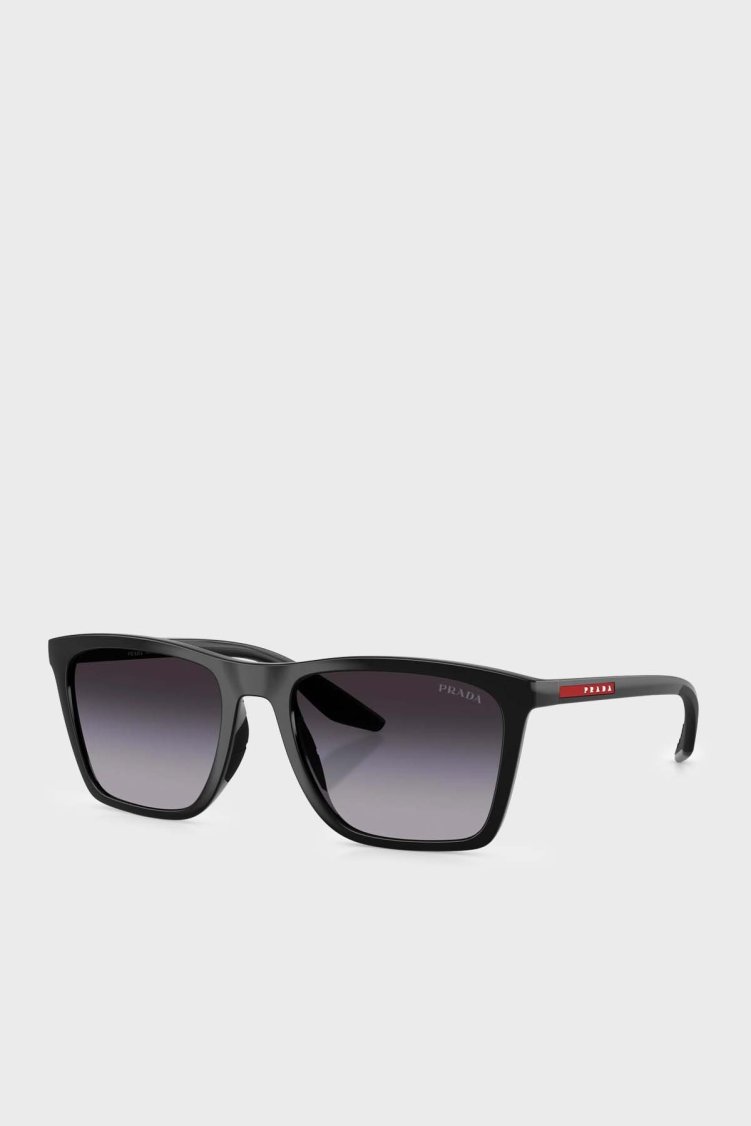 Prada Sport Logolu Güneş Erkek Gözlük 0PSB08S 1AB09U 56 Siyah - Prada Sport