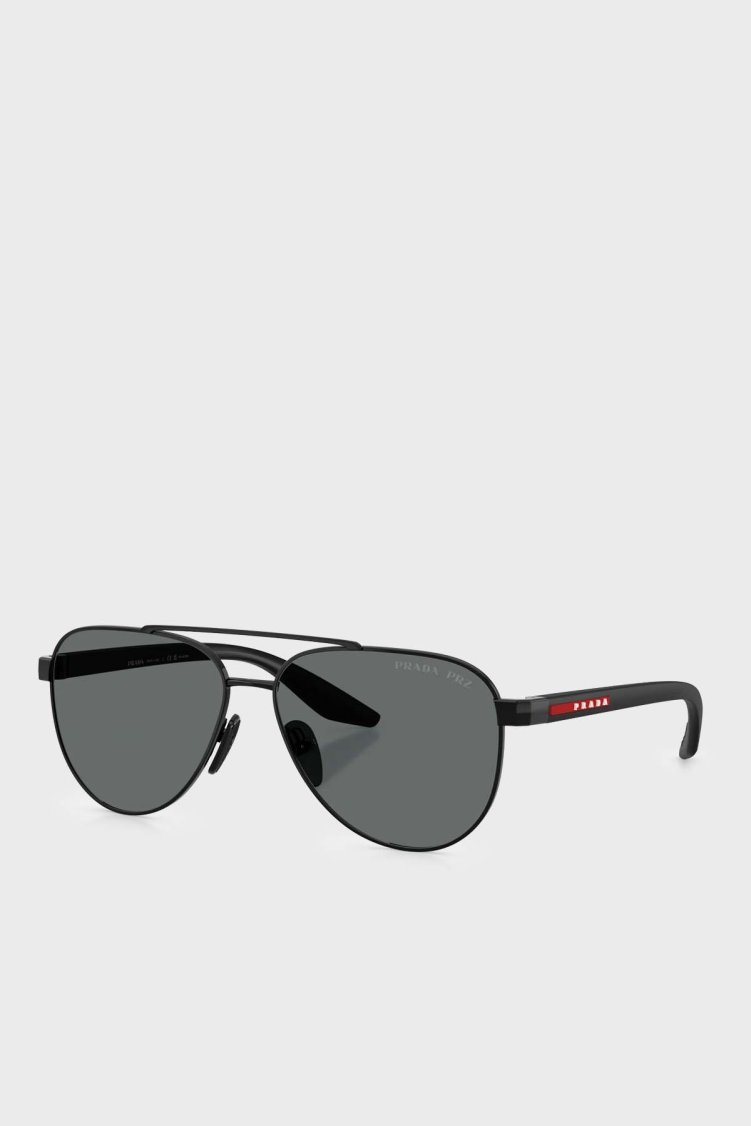 Prada Sport Pilot Güneş Erkek Gözlük 0PSA52S 1AB5Z1 58 Siyah - Prada Sport