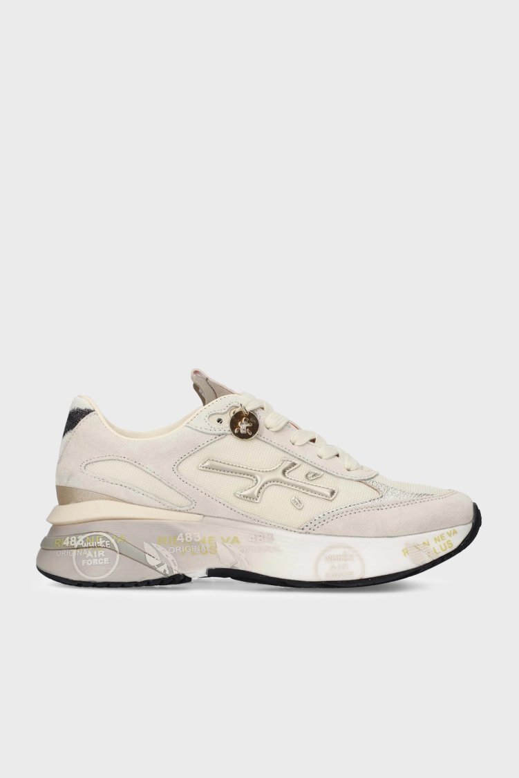 Premiata Deri Karışımlı Sneaker Bayan Ayakkabı MOERUND 8080 BEJ - Premiata
