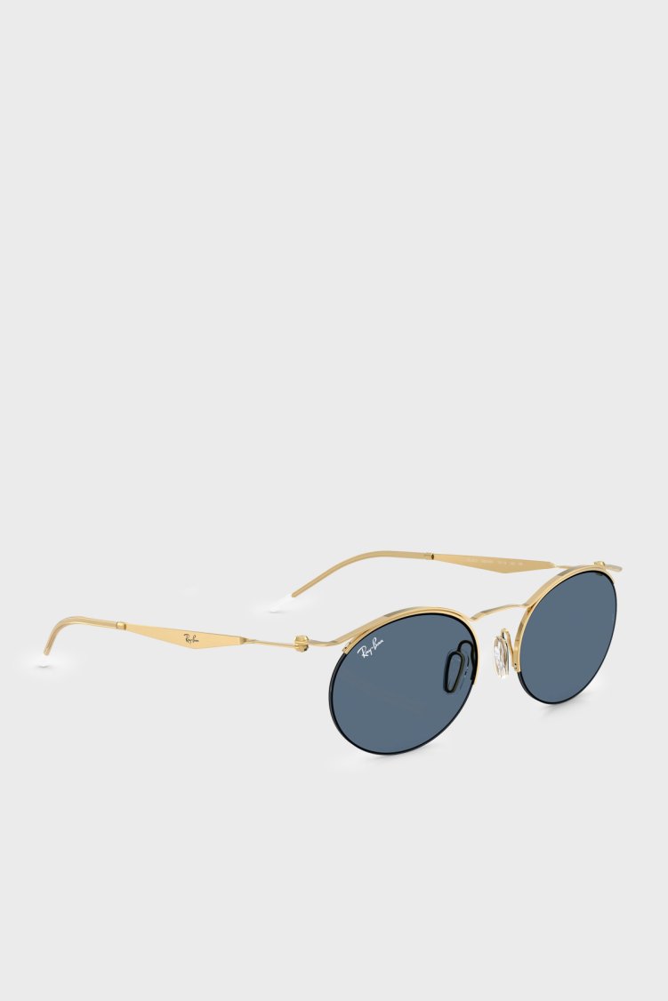 Ray Ban Altın Metal Çerçeve Phantos Güneş Unisex Gözlük 0RB8551 928480 54 Altın - Ray Ban (1)