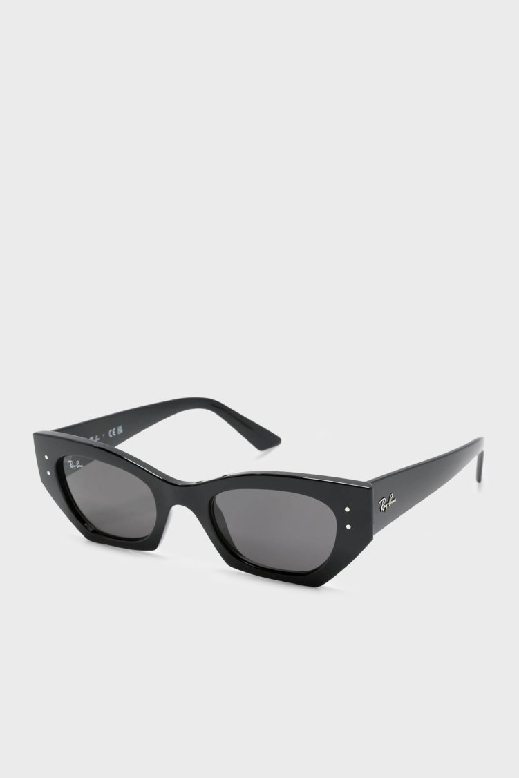 Ray Ban Asimetrik Logolu Güneş Unisex Gözlük 0RB4430 667787 49 Siyah - Ray Ban
