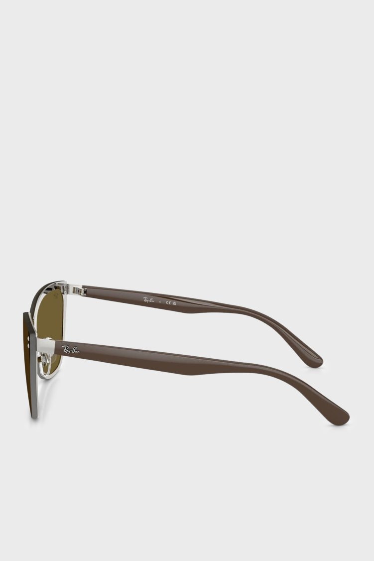 Ray Ban Cat Eye Logolu Güneş Unisex Gözlük 0RB3798D 928873 45 Gümüş - Ray Ban (1)