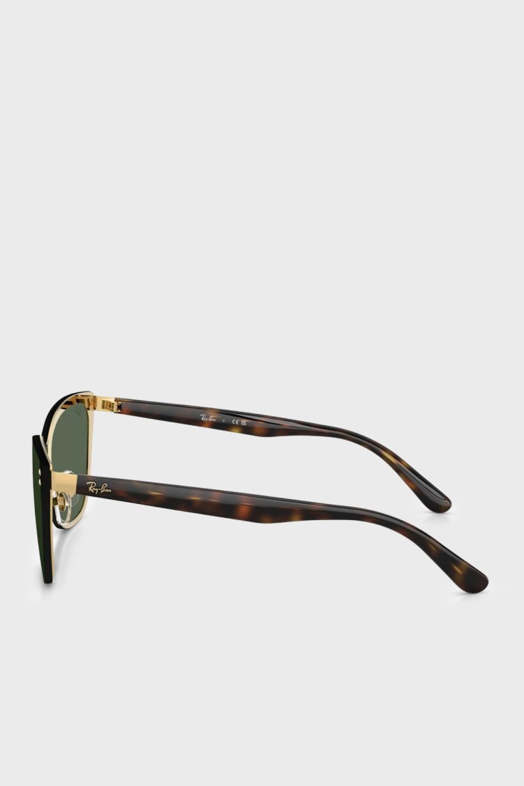 Ray Ban Logolu Cat Eye Güneş Unisex Gözlük 0RB3798D 00171 45 Altın - Ray Ban (1)