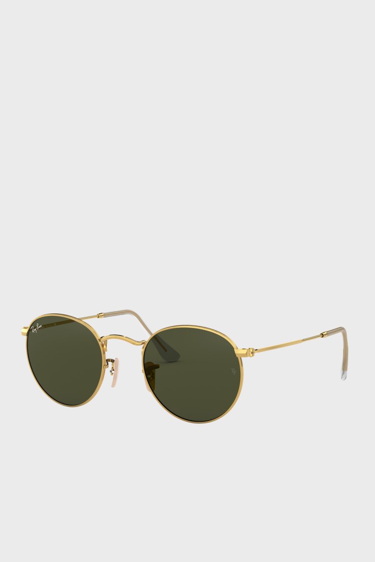 Ray Ban Logolu Güneş Erkek Gözlük 0RB3447 001 50 Altın - Ray Ban