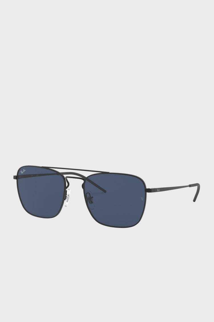 Ray Ban Logolu Güneş Erkek Gözlük 0RB3588 901480 55 Siyah - Ray Ban