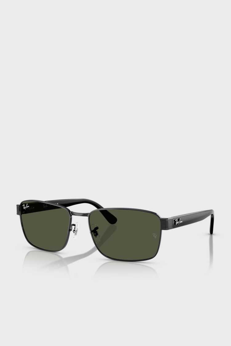 Ray Ban Logolu Güneş Unisex Gözlük 0RB3750 00231 62 Siyah - Ray Ban