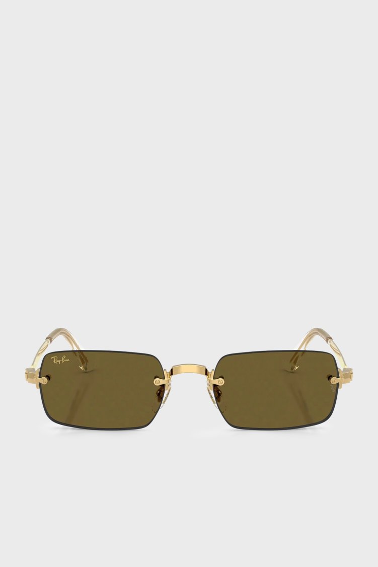 Ray Ban Logolu Güneş Unisex Gözlük 0RB3928 00173 54 ALTIN - Ray Ban (1)
