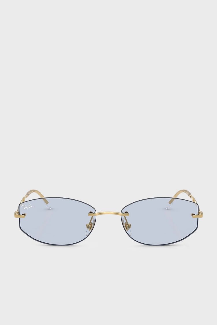 Ray Ban Logolu Phantos Güneş Unisex Gözlük 0RB3792 001MF 55 Altın - Ray Ban (1)