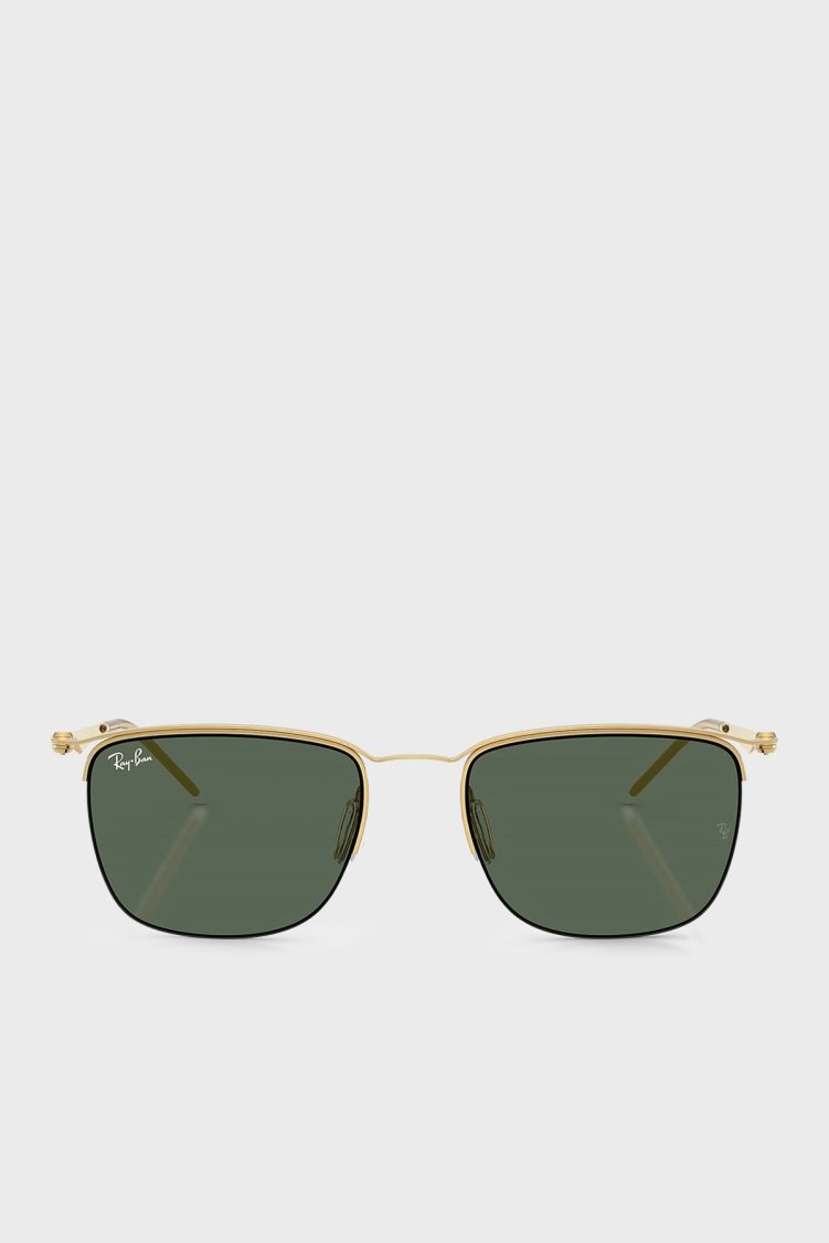 Ray Ban Logolu Phantos Güneş Unisex Gözlük 0RB8550 928471 53 Altın - Ray Ban (1)