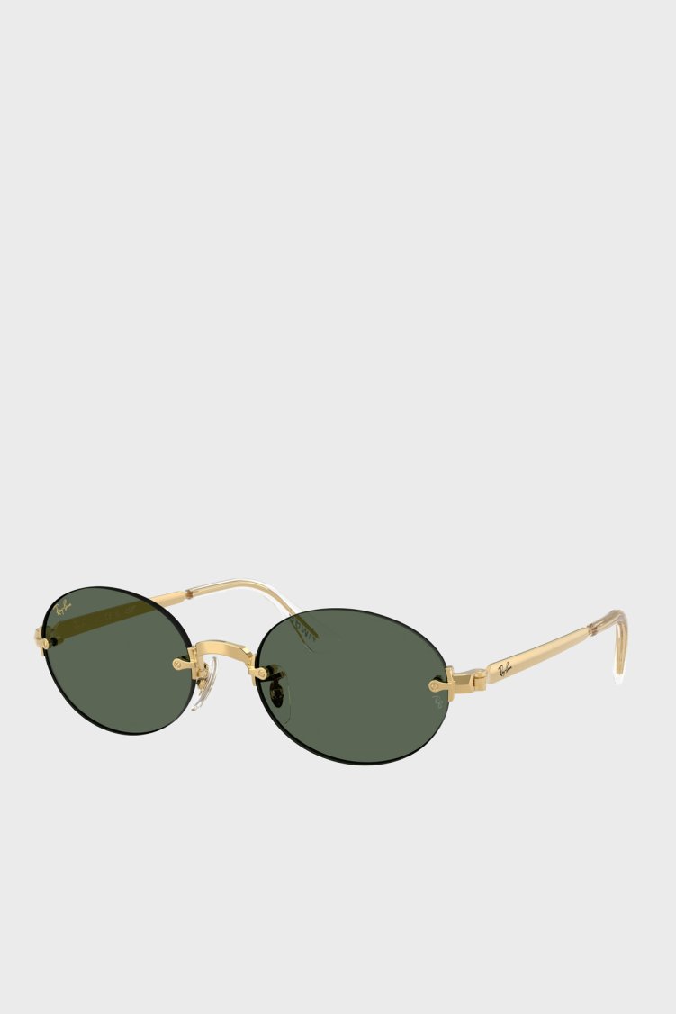Ray Ban Oval Güneş Unisex Gözlük 0RB3929 00171 54 Altın - Ray Ban