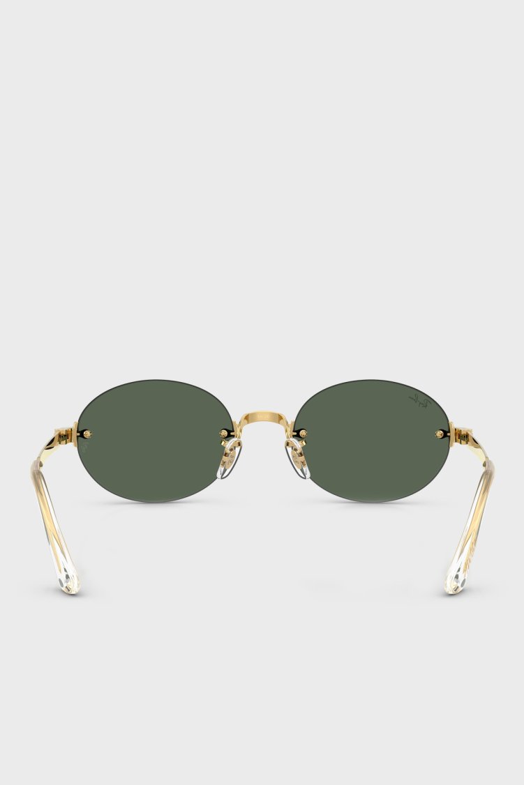 Ray Ban Oval Güneş Unisex Gözlük 0RB3929 00171 54 Altın - Ray Ban (1)