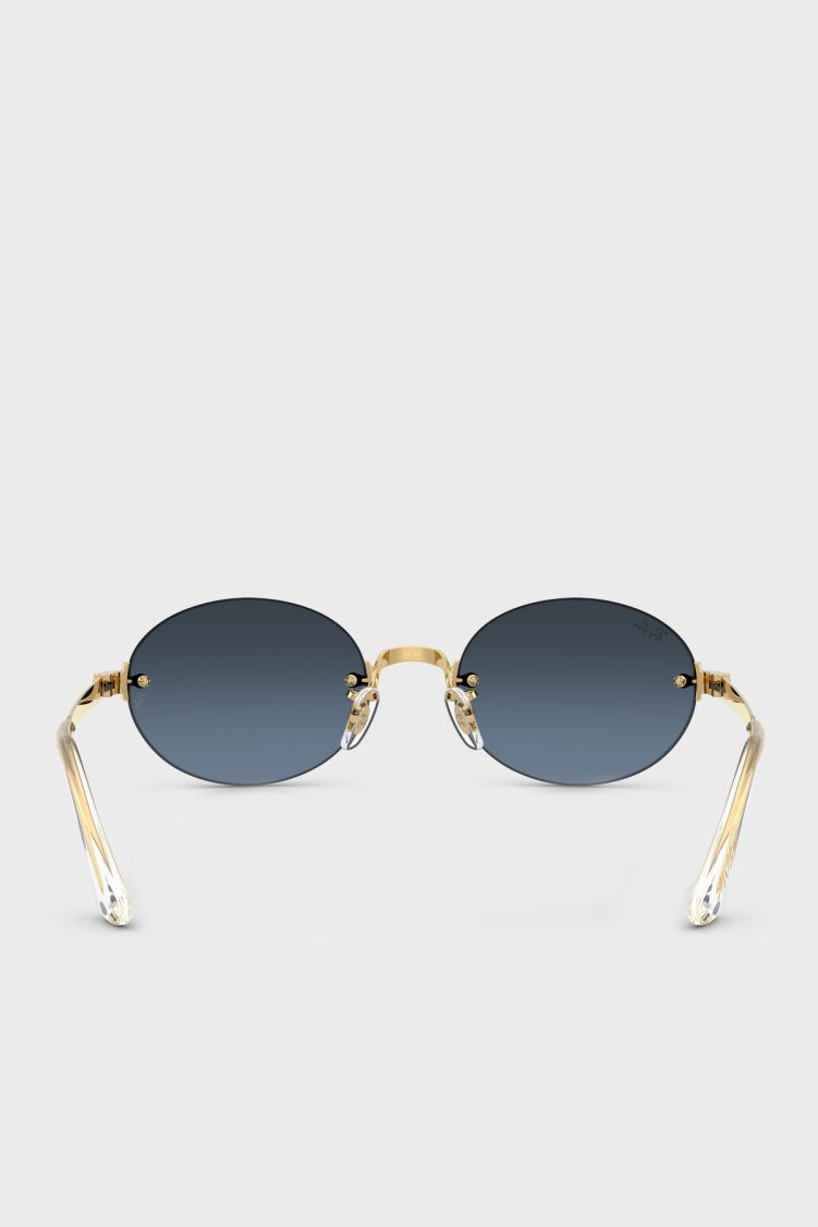 Ray Ban Oval Güneş Unisex Gözlük 0RB3929 001S2 54 Altın - Ray Ban (1)
