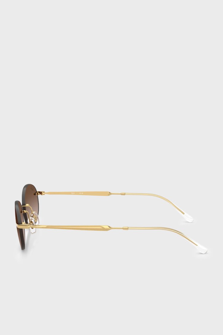 Ray Ban Oval Güneş Unisex Gözlük 0RB3767 00113 54 ALTIN - Ray Ban (1)