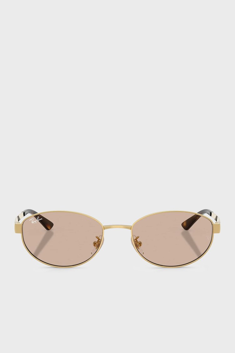 Ray Ban RB3774D Oval Metal Güneş Unisex Gözlük 0RB3774D 0013 55 Altın - Ray Ban (1)