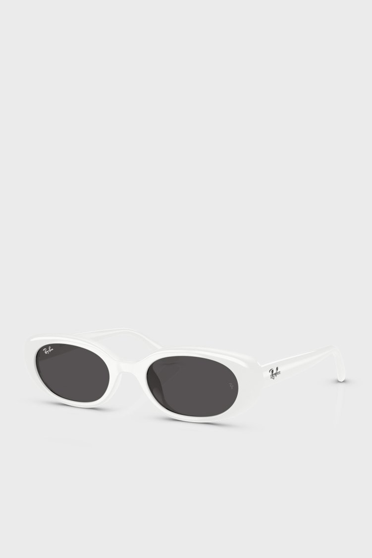 Ray Ban Yuvarlak Güneş Unisex Gözlük 0RB4441D 677287 53 Beyaz - Ray Ban
