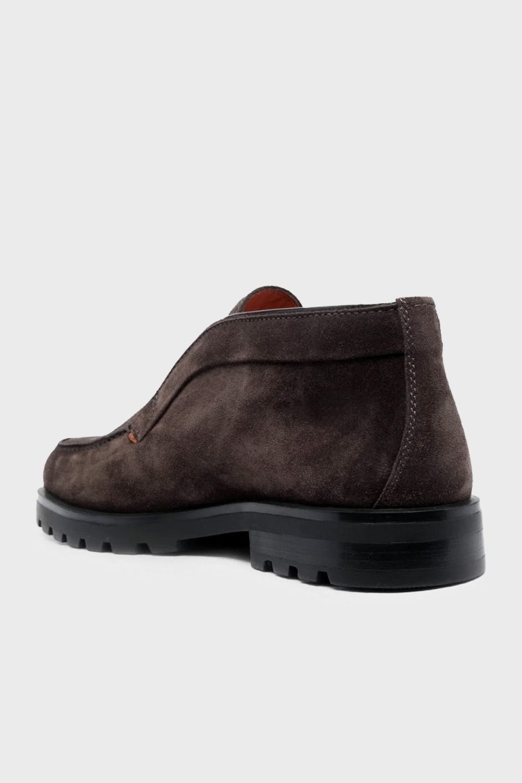 Santoni Hakiki Deri Süet Erkek Bot MGDG17823NEOBSEYT50 Kahve - Santoni (1)