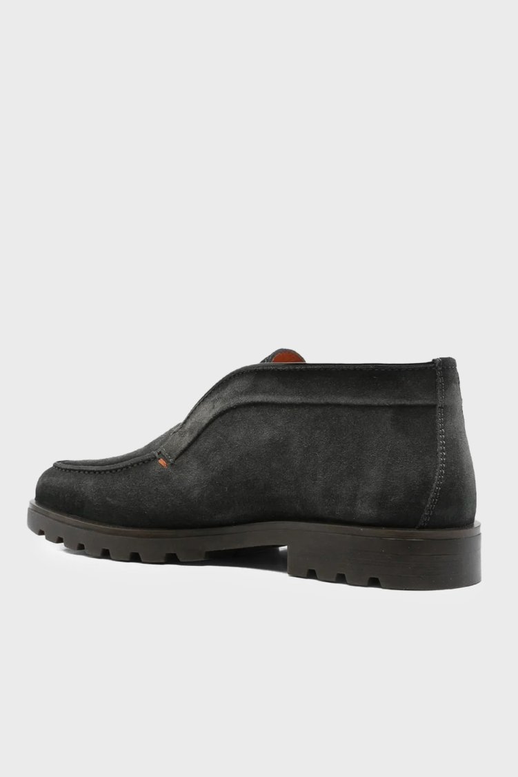 Santoni Süet Deri Erkek Bot MGDG17823NEOBSEYG76 Antrasit - Santoni (1)