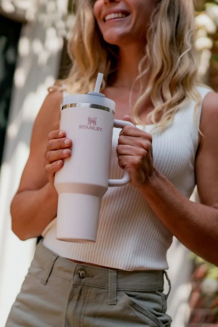 Stanley The Quencher H2.O FlowState Tumbler 1.18L Unisex Termos 10-13230 Rose - Stanley (1)