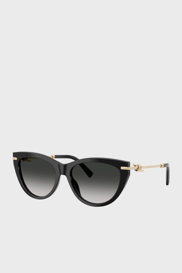 Tiffany&Co Cat Eye Güneş Kadın Gözlük 0TF4253 80013C 55 SİYAH - Tiffany&Co