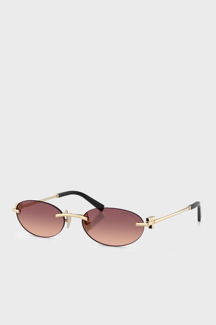 Tiffany&Co Logolu Güneş Kadın Gözlük 0TF3119D 62408D 56 Altın - Tiffany&Co