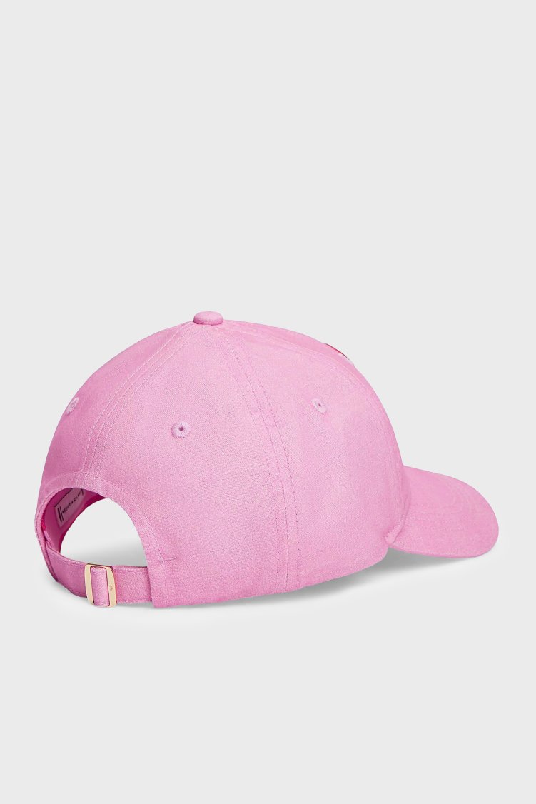 Tommy Hilfiger % 100 Pamuk Logo İşlemeli Kadın Şapka AW0AW18338 TOR PEMBE - Tommy Hilfiger (1)