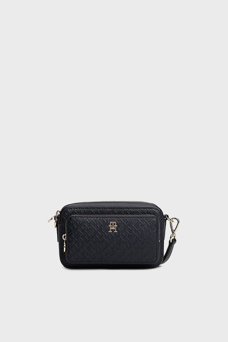 Tommy Hilfiger Ayarlanabilir Askılı Kadın Çanta AW0AW18121 DW6 LACİVERT - Tommy Hilfiger