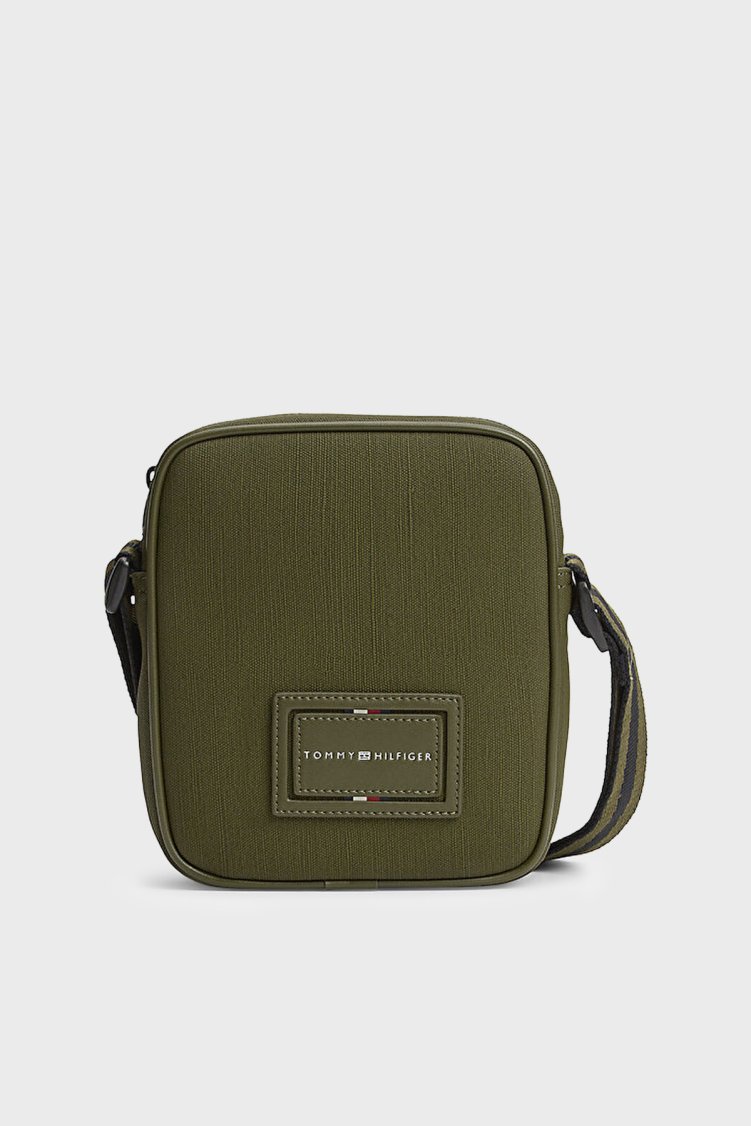 Tommy Hilfiger Ayarlanabilir Askılı Erkek Çanta AM0AM14440 GYY Yeşil - Tommy Hilfiger