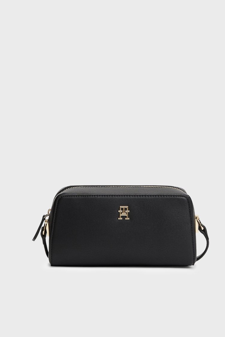 Tommy Hilfiger Ayarlanabilir Askılı Kadın Çanta AW0AW18863 BDS Siyah - Tommy Hilfiger