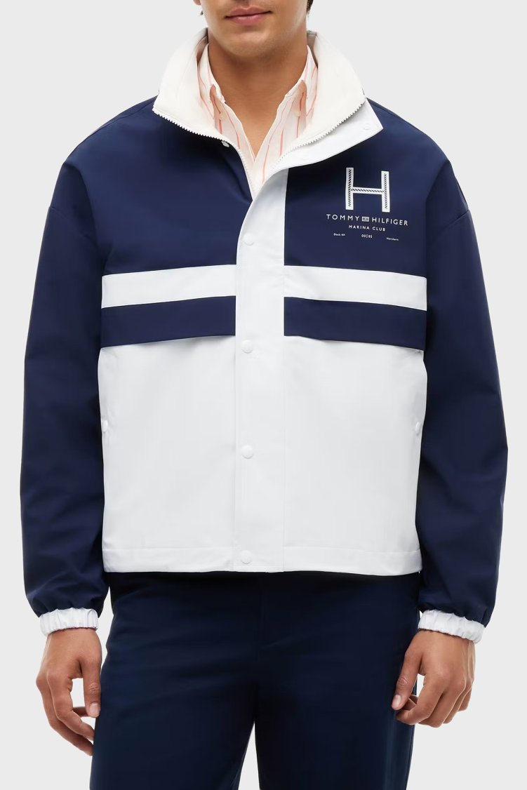 Tommy Hilfiger Çift Taraflı Pamuklu Regular Erkek Sweat MW0MW43183 0K4 Beyaz - Tommy Hilfiger
