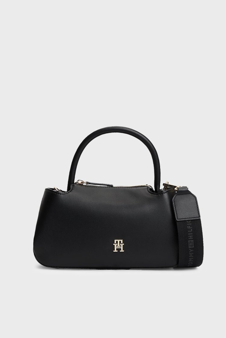 Tommy Hilfiger Çıkarılabilir Askılı Mini Kadın Çanta AW0AW18743 BDS Siyah - Tommy Hilfiger