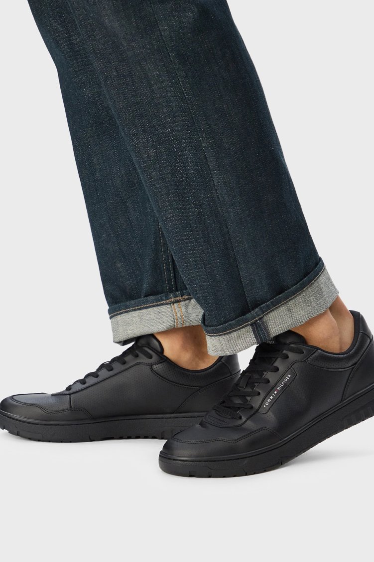 Tommy Hilfiger Deri Sneaker Erkek Ayakkabı FM0FM05927 BDS Siyah - Tommy Hilfiger (1)