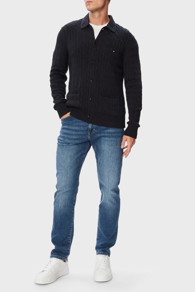 Tommy Hilfiger Erkek Kazak MW0MW44756 DW5 Lacivert - Tommy Hilfiger (1)