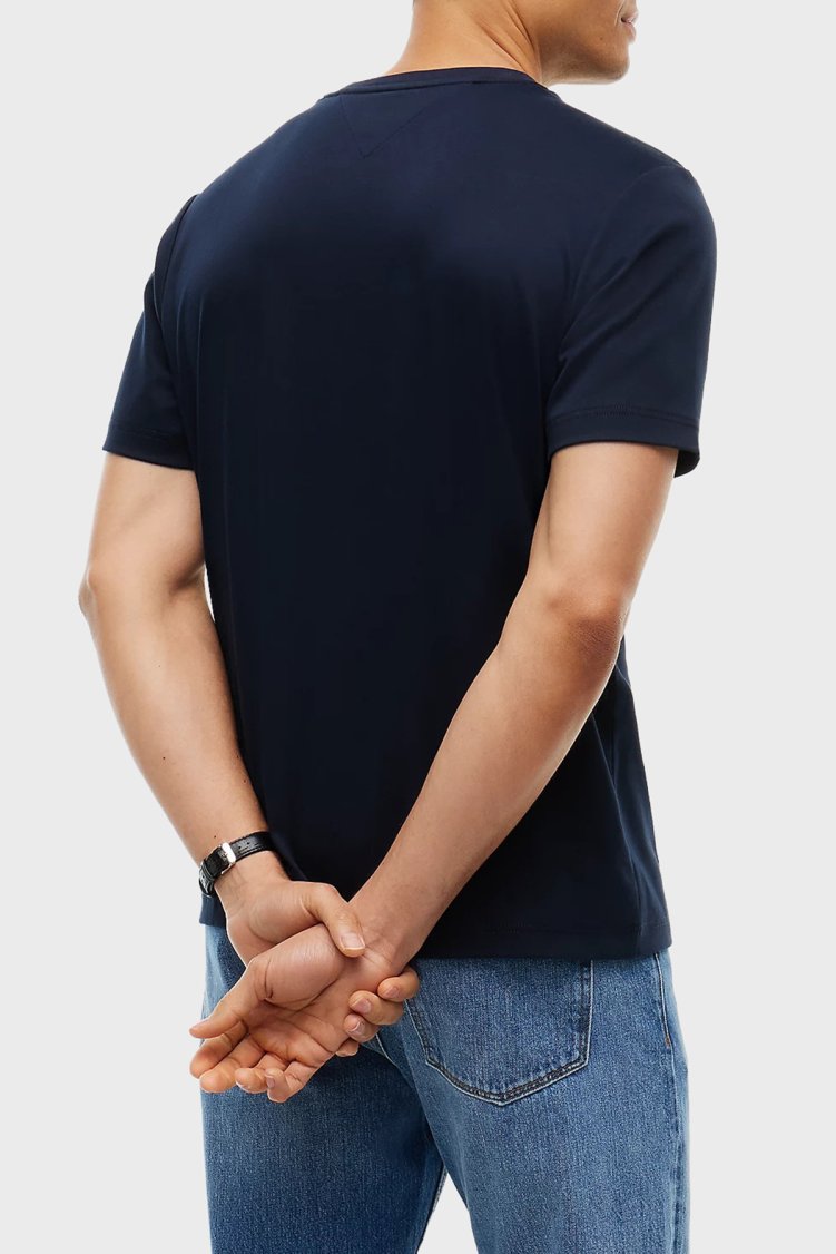 Tommy Hilfiger Erkek T Shirt MW0MW44880 DW5 Lacivert - Tommy Hilfiger (1)