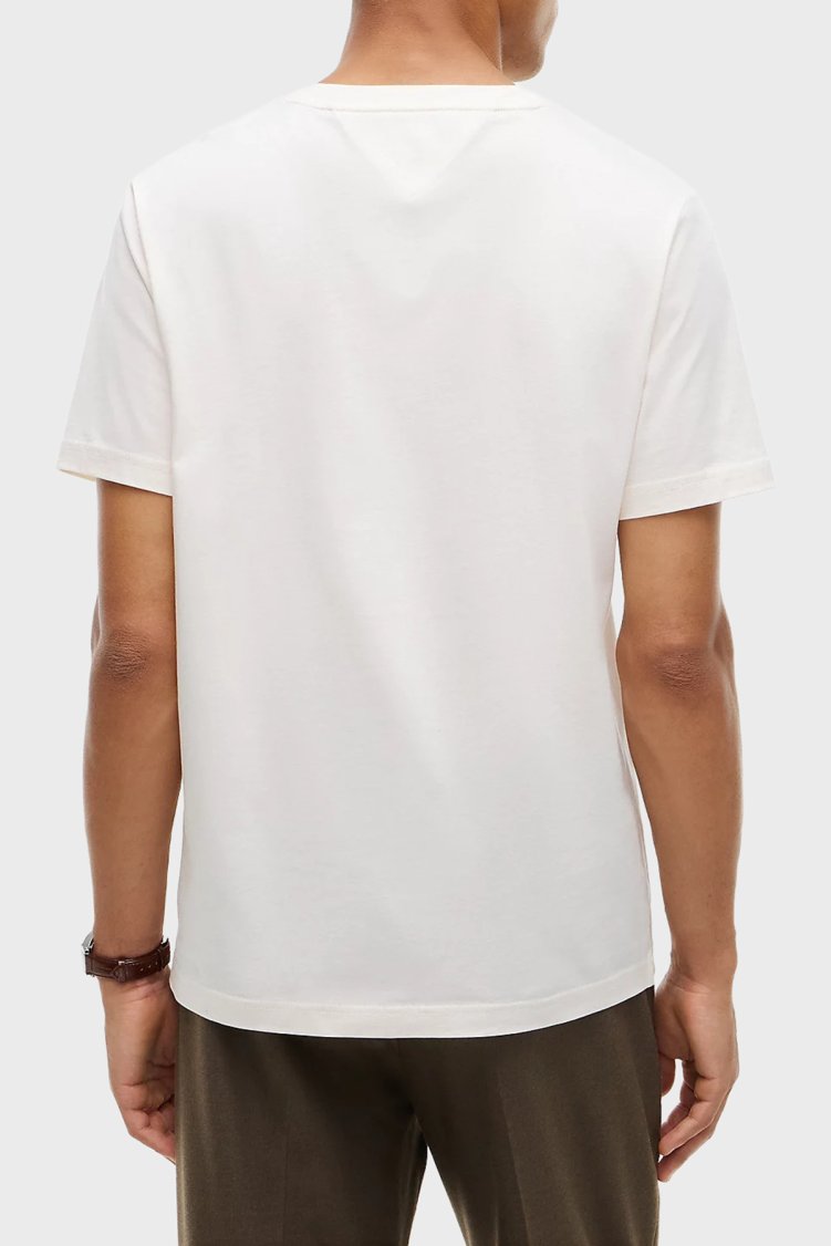 Tommy Hilfiger Erkek T Shirt MW0MW44917 Z00 Açık bej - Tommy Hilfiger (1)