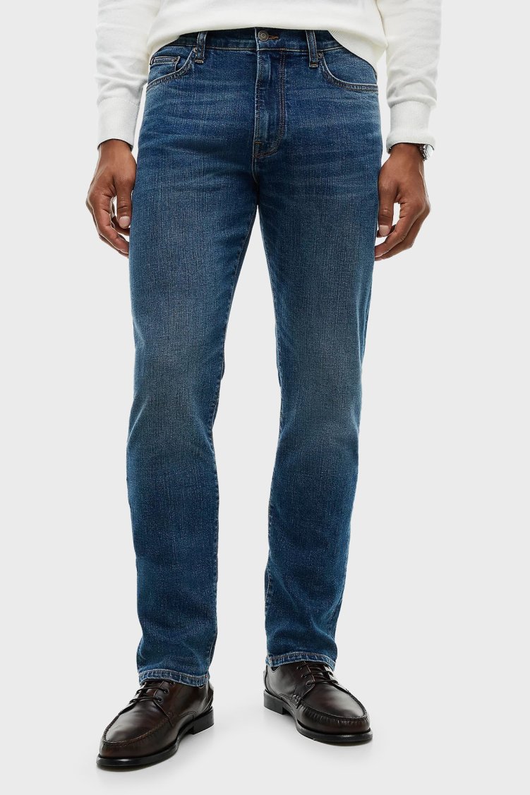Tommy Hilfiger Jeans Erkek Kot Pantolon MW0MW44925 1A8 Mavi - Tommy Hilfiger