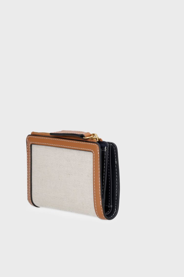 Tommy Hilfiger Kanvas Katlanır Kadın Cüzdan AW0AW18706 GB8 Bej - Tommy Hilfiger (1)
