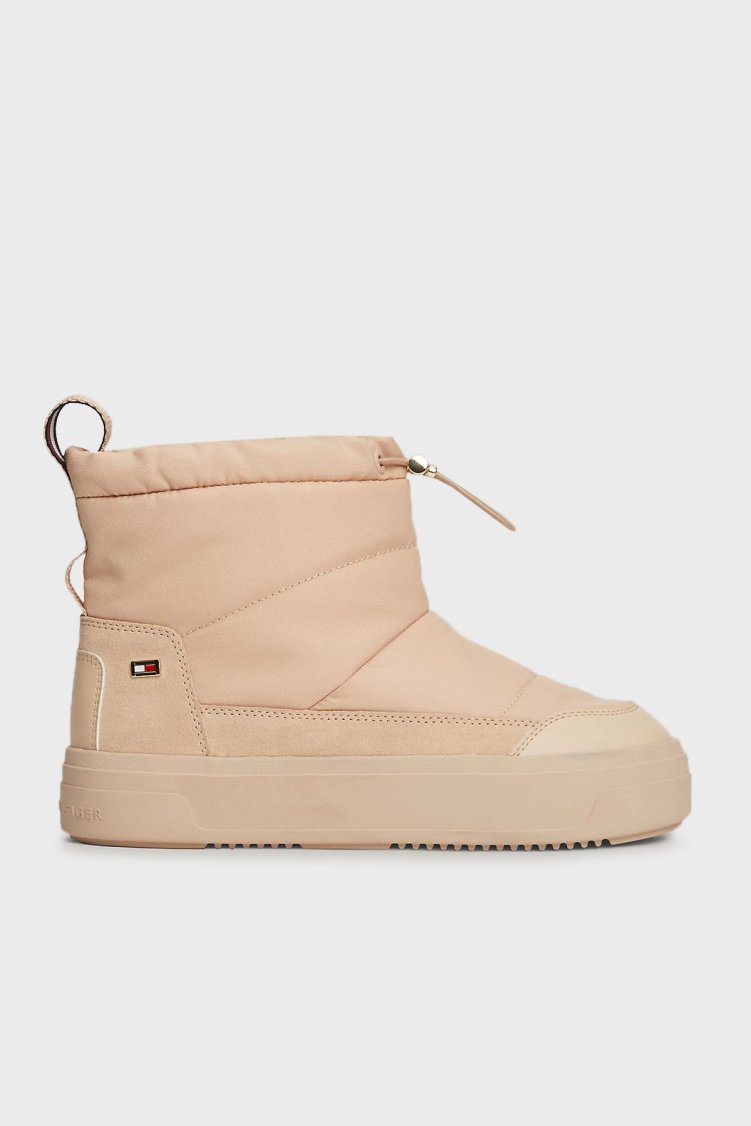 Tommy Hilfiger Logolu Kadın Bot FW0FW08334 TRY PEMBE - Tommy Hilfiger