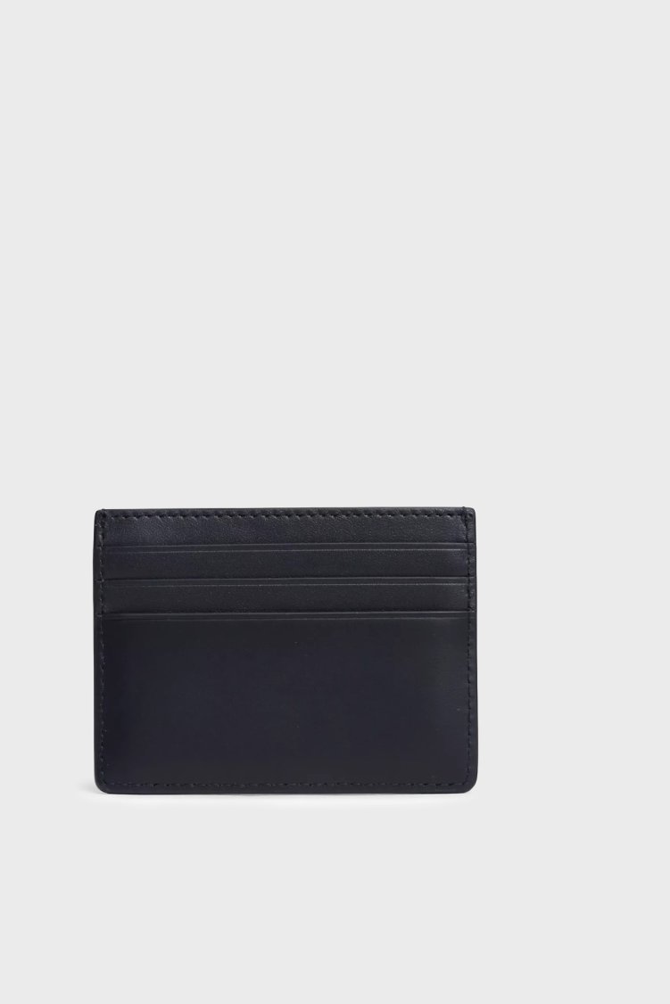 Tommy Hilfiger Logolu Deri Erkek Kartlık AM0AM14240 DW6 LACİVERT - Tommy Hilfiger (1)