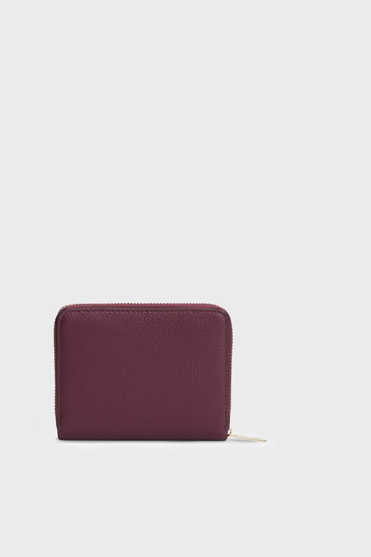 Tommy Hilfiger Logolu Fermuarlı Kadın Cüzdan AW0AW18758 GNE Bordo - Tommy Hilfiger (1)