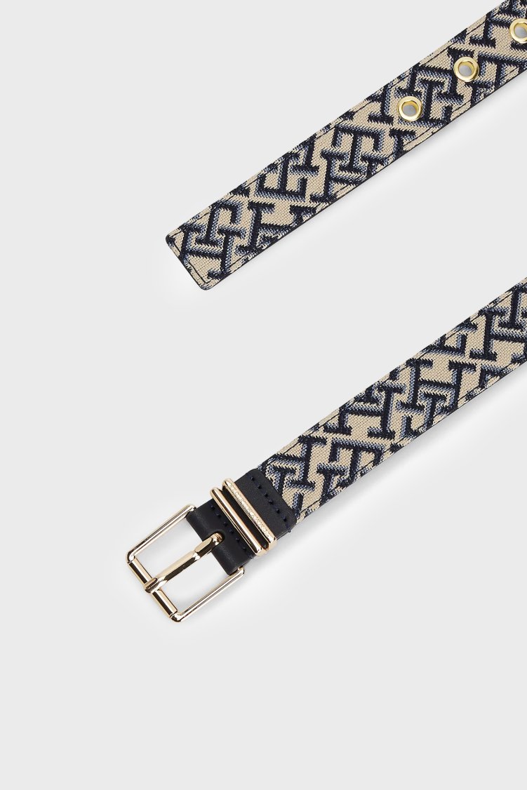 Tommy Hilfiger Logolu Kadın Kemer AW0AW18894 DW6 Lacivert - Tommy Hilfiger (1)