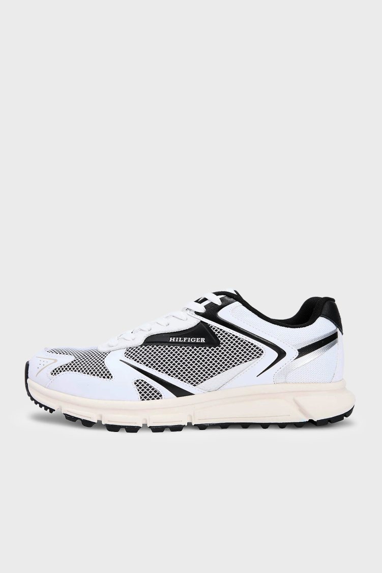 Tommy Hilfiger Logolu Sneaker Erkek Ayakkabı FM0FM05833 BDS SİYAH - Tommy Hilfiger (1)