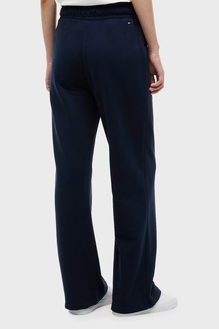 Tommy Hilfiger Pamuklu Regular Fit Düz Paça Kadın Pantolon WW0WW51097 C1G Lacivert - Tommy Hilfiger (1)