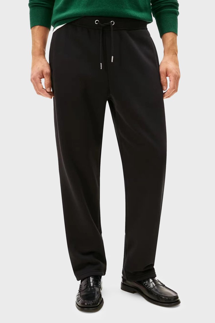 Tommy Hilfiger Pamuklu Regular Fit Normal Bel Erkek Pantolon MW0MW41501 BDS SİYAH - Tommy Hilfiger