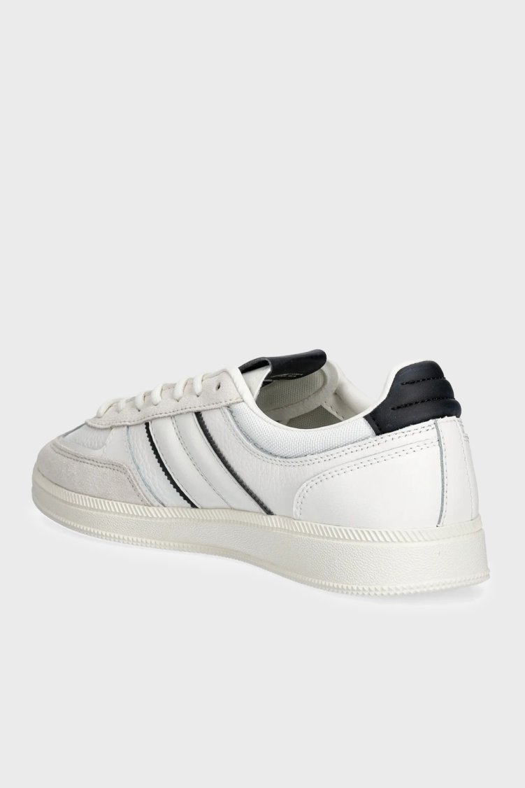 Tommy Jeans Deri Logolu Sneaker Erkek Ayakkabı EM0EM01672 0K9 EKRU-SİYAH - Tommy Jeans (1)